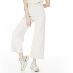 LEVI'S® X WELLTHREAD™ RIBCAGE WIDE LEG CROPPED in Breaking Waves